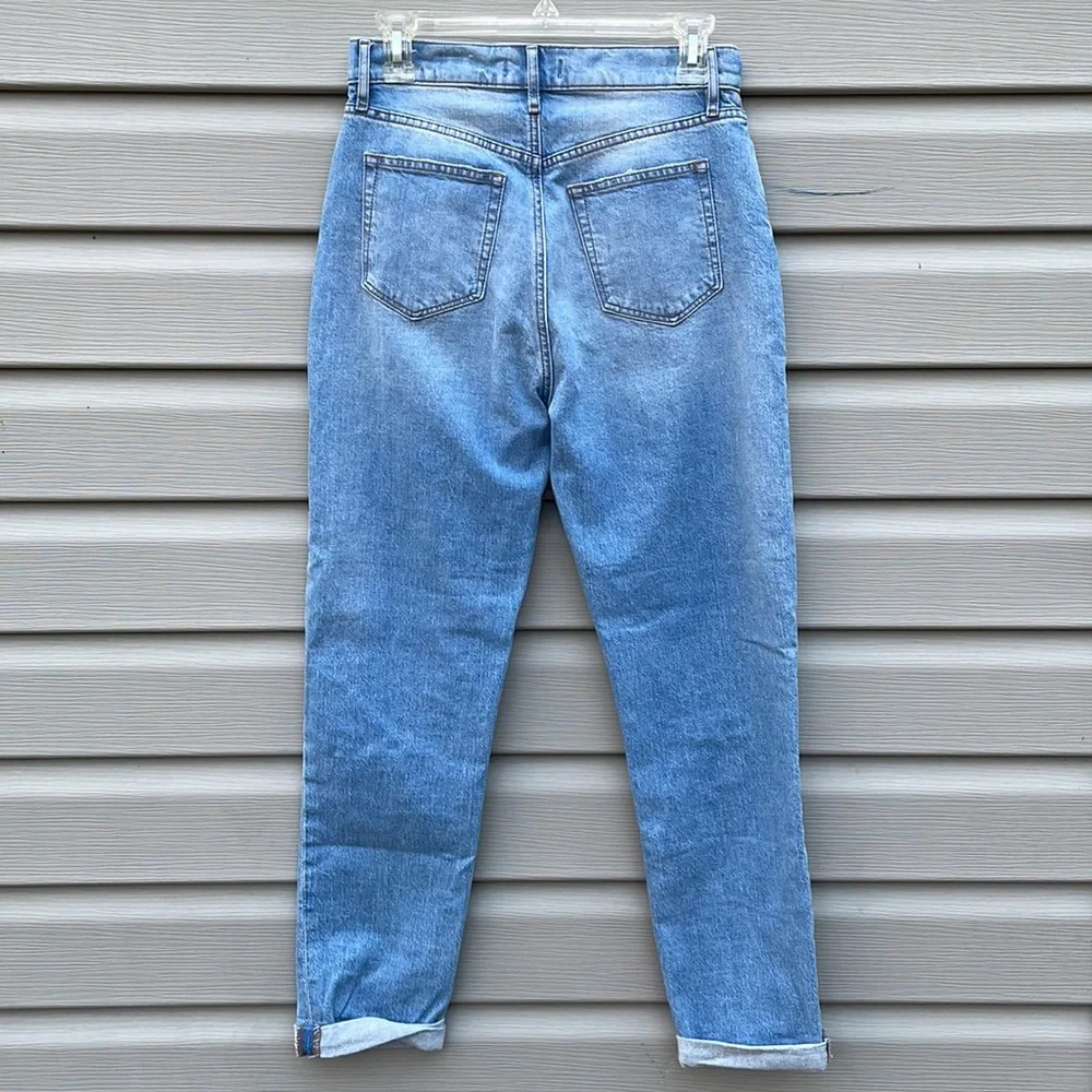 LOFT High-Rise Light Wash Boyfriend Jeans